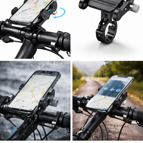 Universal Bike Phone Mount Bike Phone Mount – 360° Rotatable Bicycle Navigation Holder